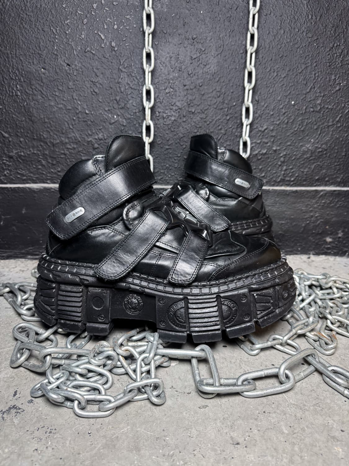 New Rock – Tower Sole Leather Boots 상품이미지5