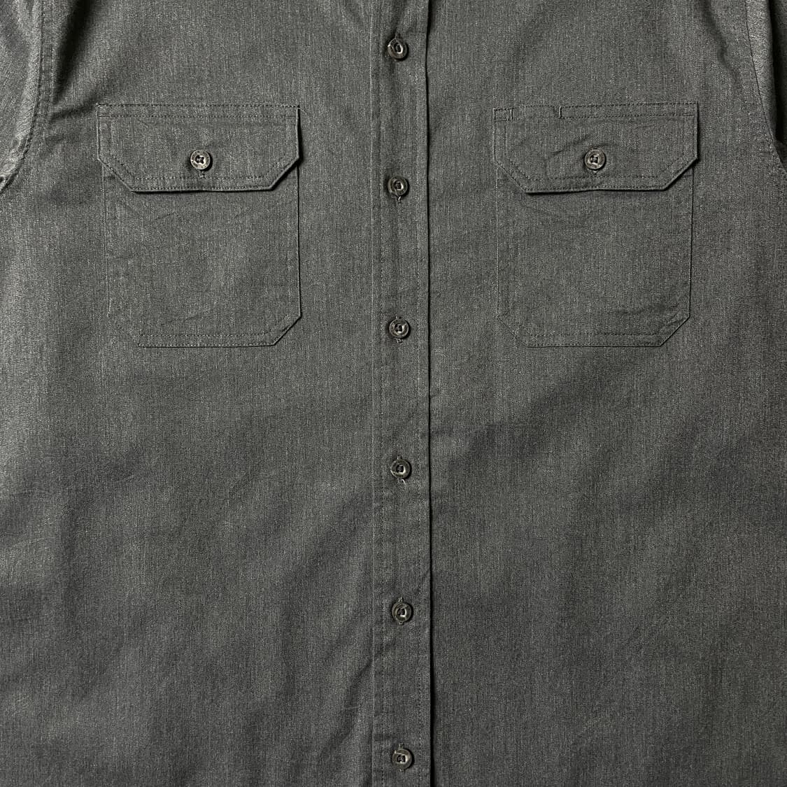 WRANGLER 랭글러 빈티지 그레이 코튼 워크 셔츠 A00612 상품이미지3