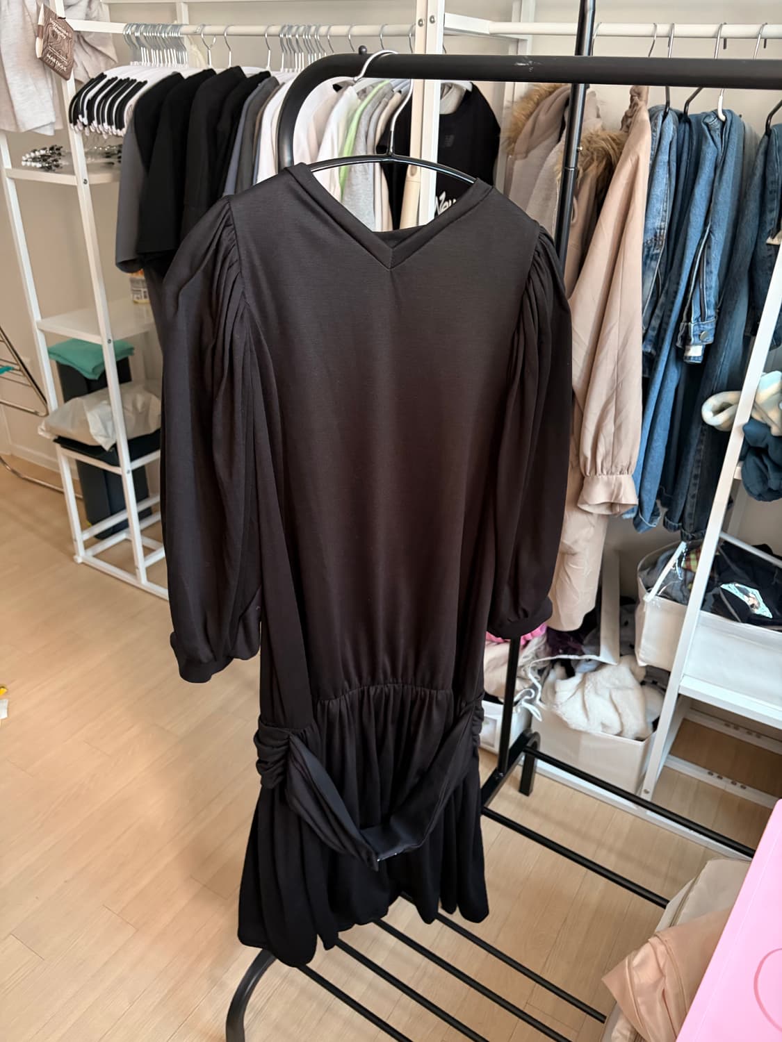 에옹쓰 아르누보 원피스 블랙 상품이미지2