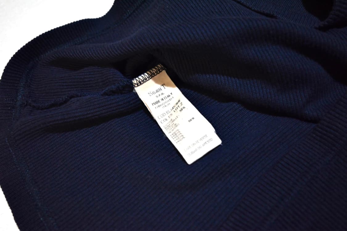 Armani jeans 1990s modal rib polo  상품이미지7