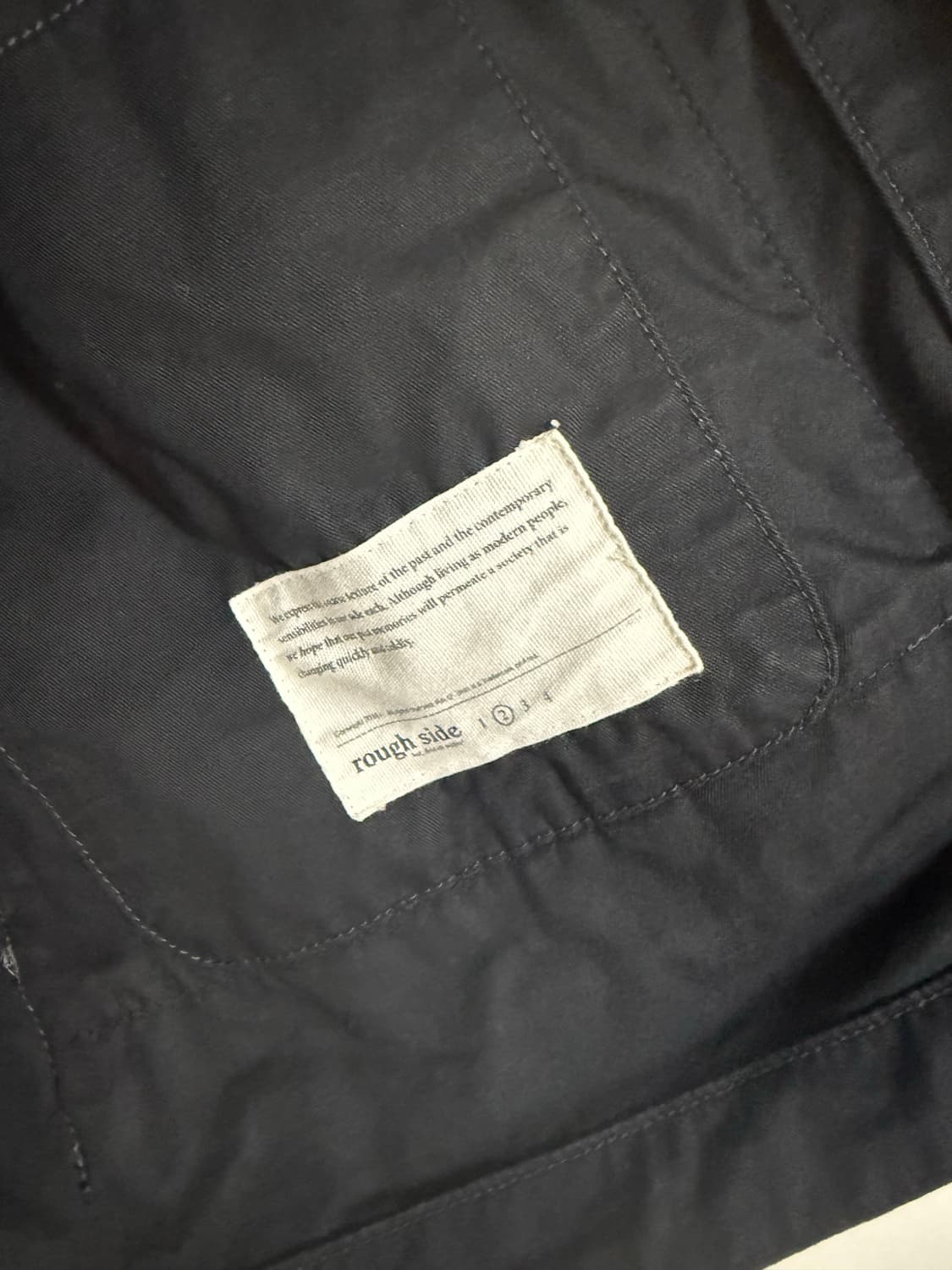 러프사이드 컴포트자켓 블랙 2사이즈 상품이미지2