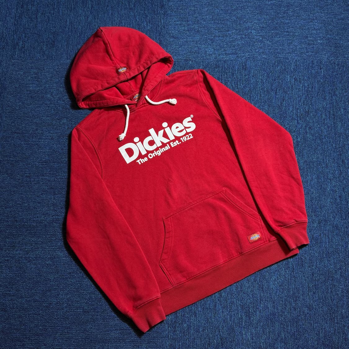 디키즈 레드 후드티 상품이미지1