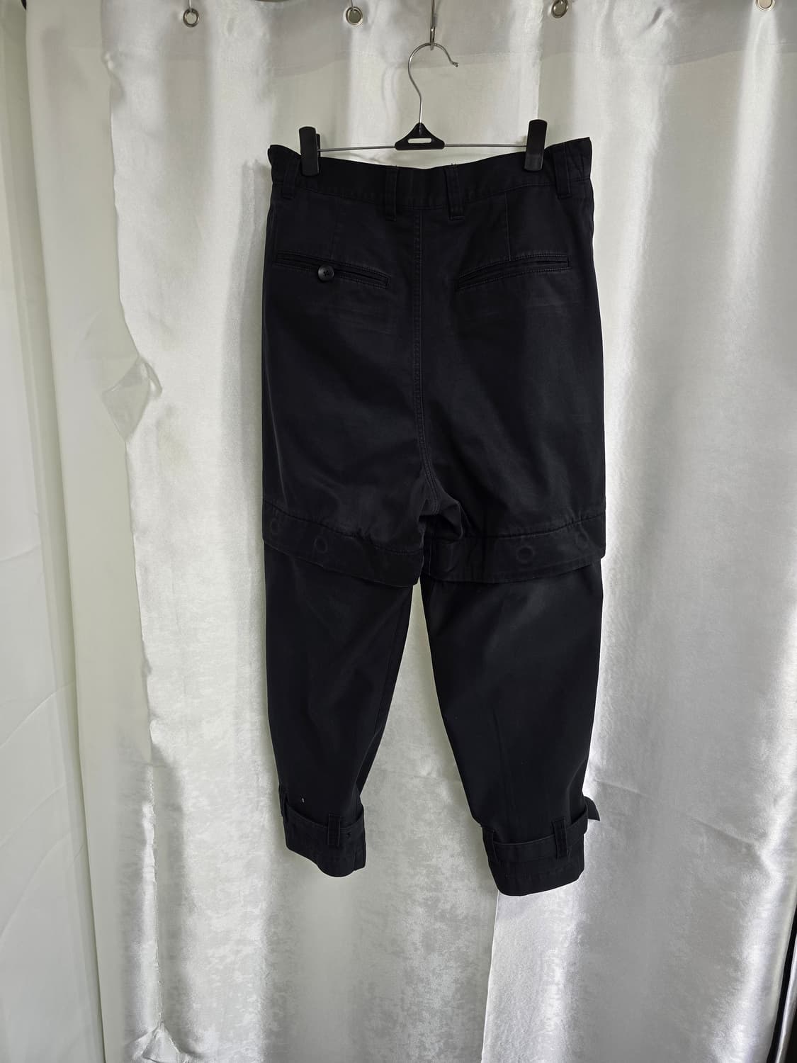 HARE 블랙 버클 포인트 배기 팬츠 (1828) 상품이미지2