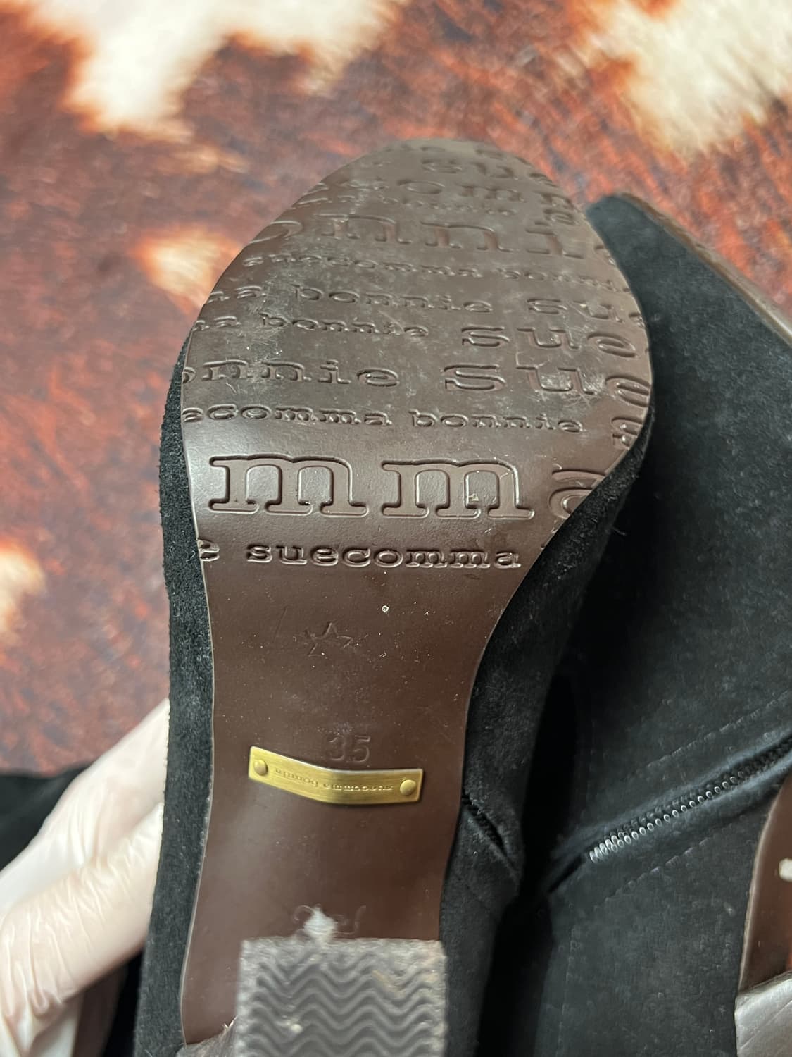 [225] SUECOMMA BONNIE 슈콤마보니 스웨이드 롱부츠 상품이미지6