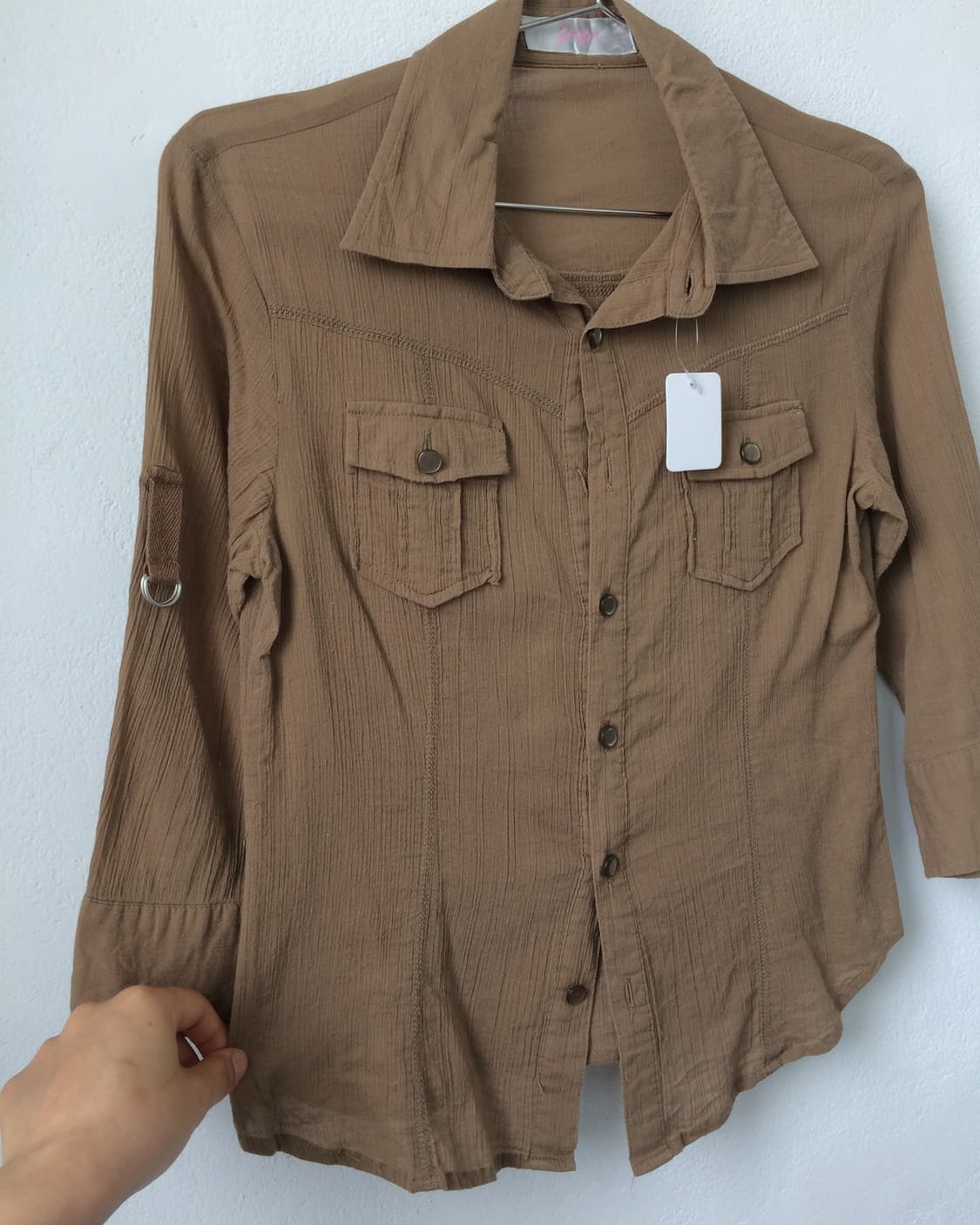 Back cross point shirt 상품이미지5