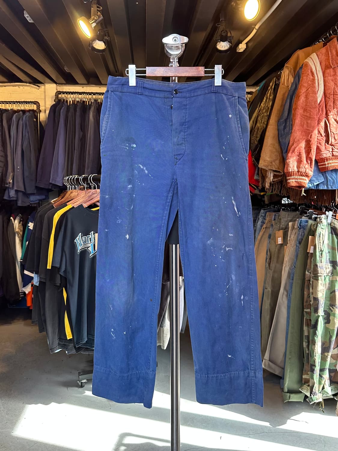 프렌치워크웨어 페인팅 프렌치 워크팬츠 상품이미지1