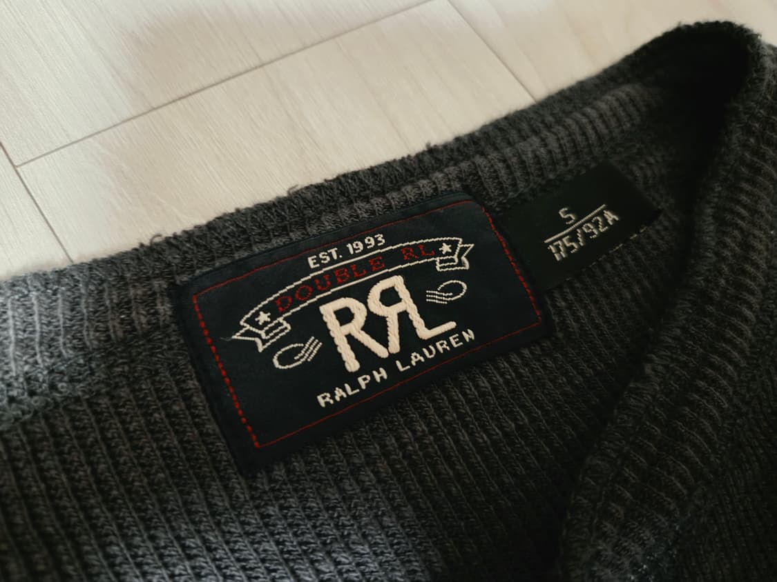 RRL 더블알엘 와플 헨리넥 긴팔 티셔츠 S 상품이미지3