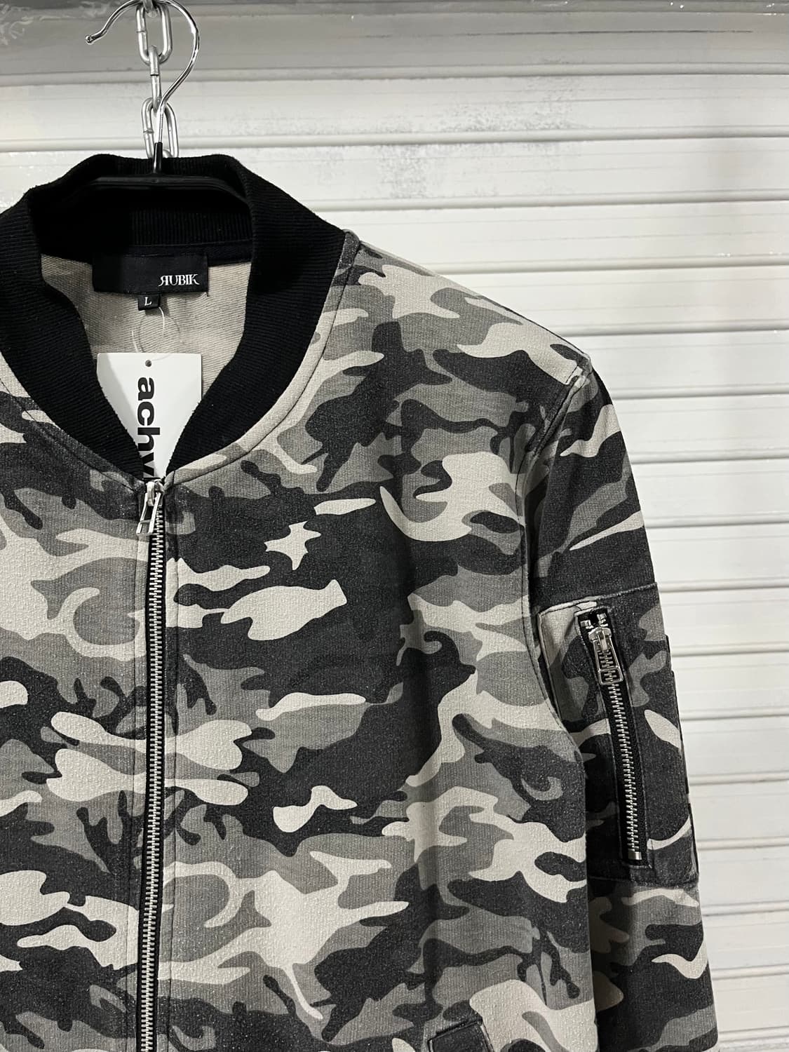 vtg camouflage ma-1 jacket 상품이미지4