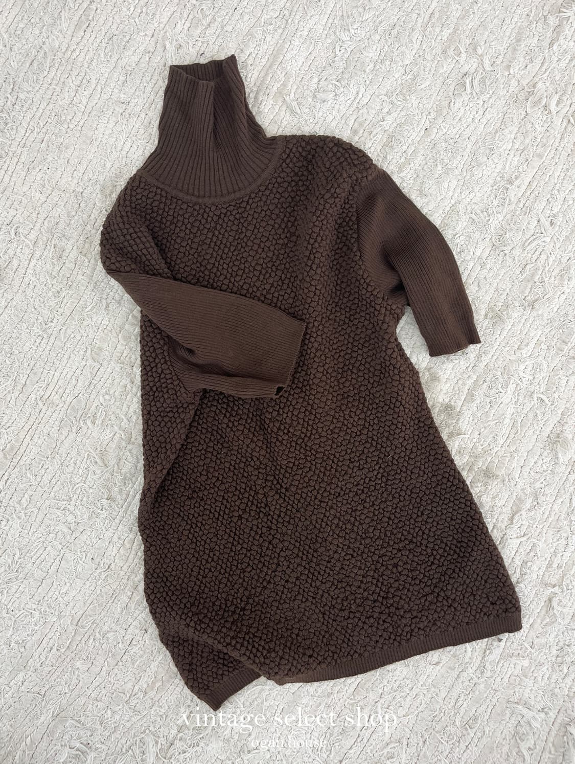 vintage acorn turtleneck knit top 상품이미지2