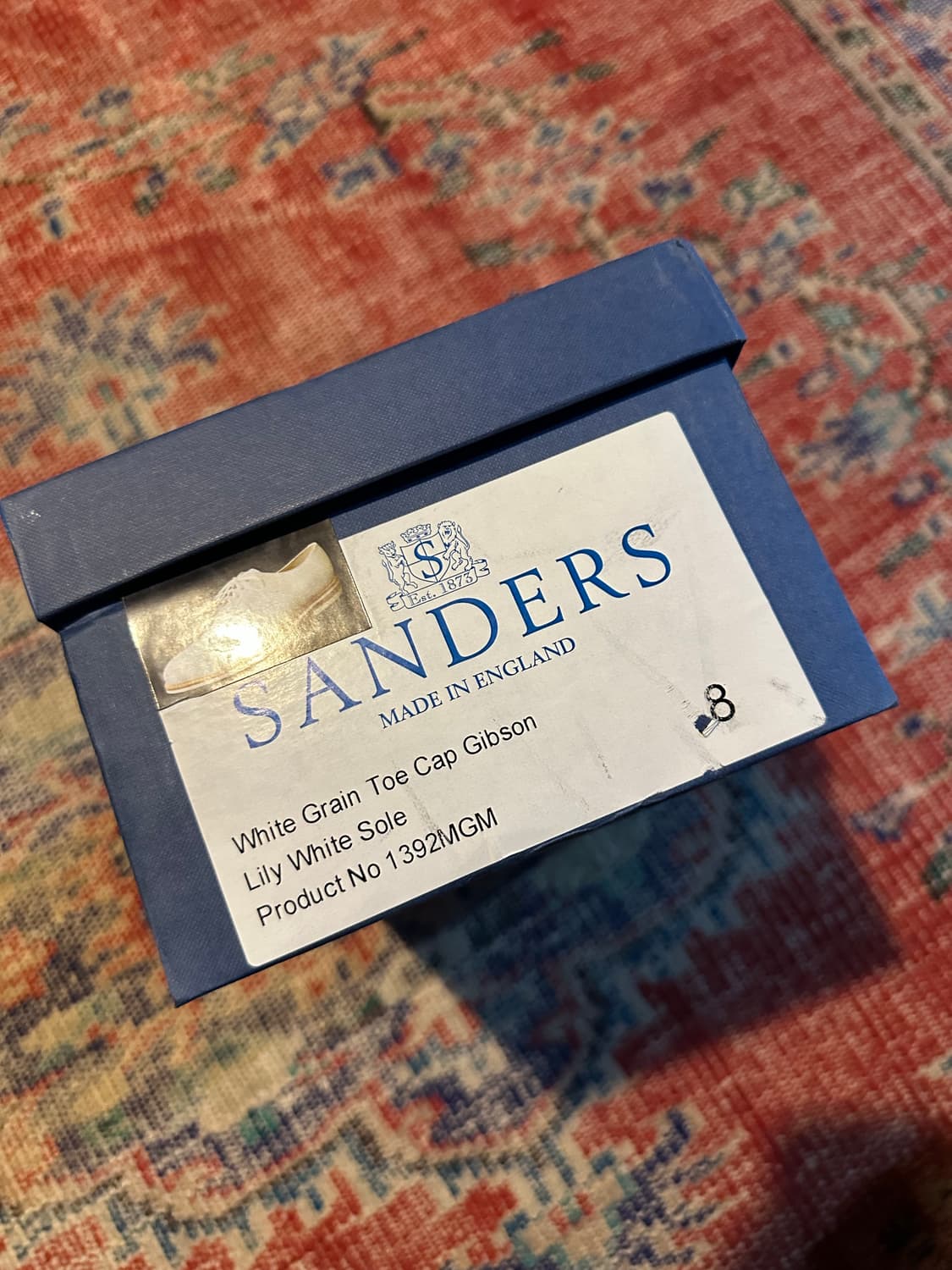 샌더스 밀리터리 더비 그레인 화이트 8 상품이미지9