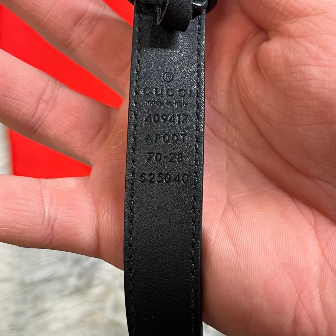 70-28사이즈 여성 구찌 금장벨트  상품이미지2