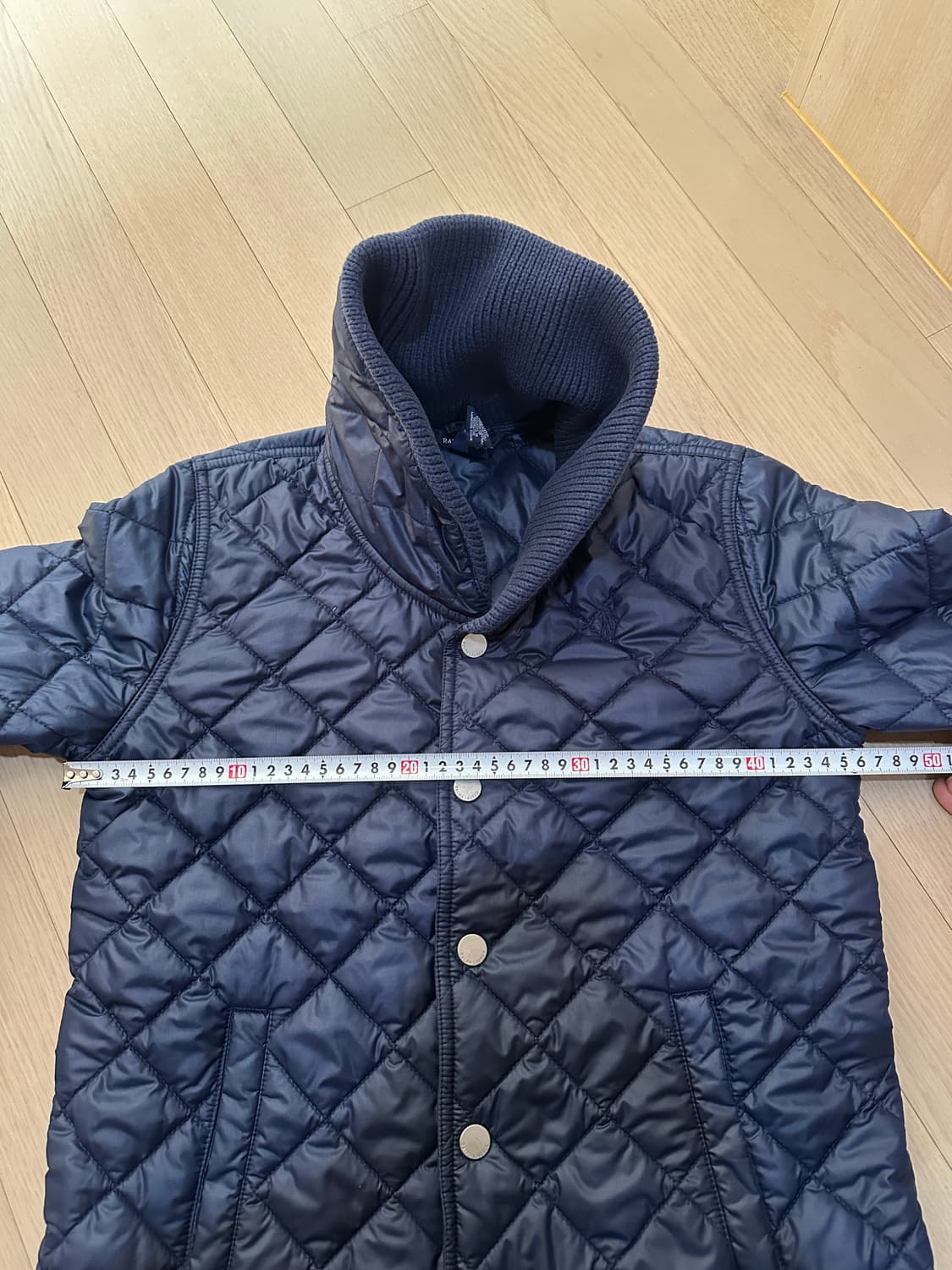 폴로 랄프로렌 퀼팅 자켓 네이비 L(12/14) 상품이미지5