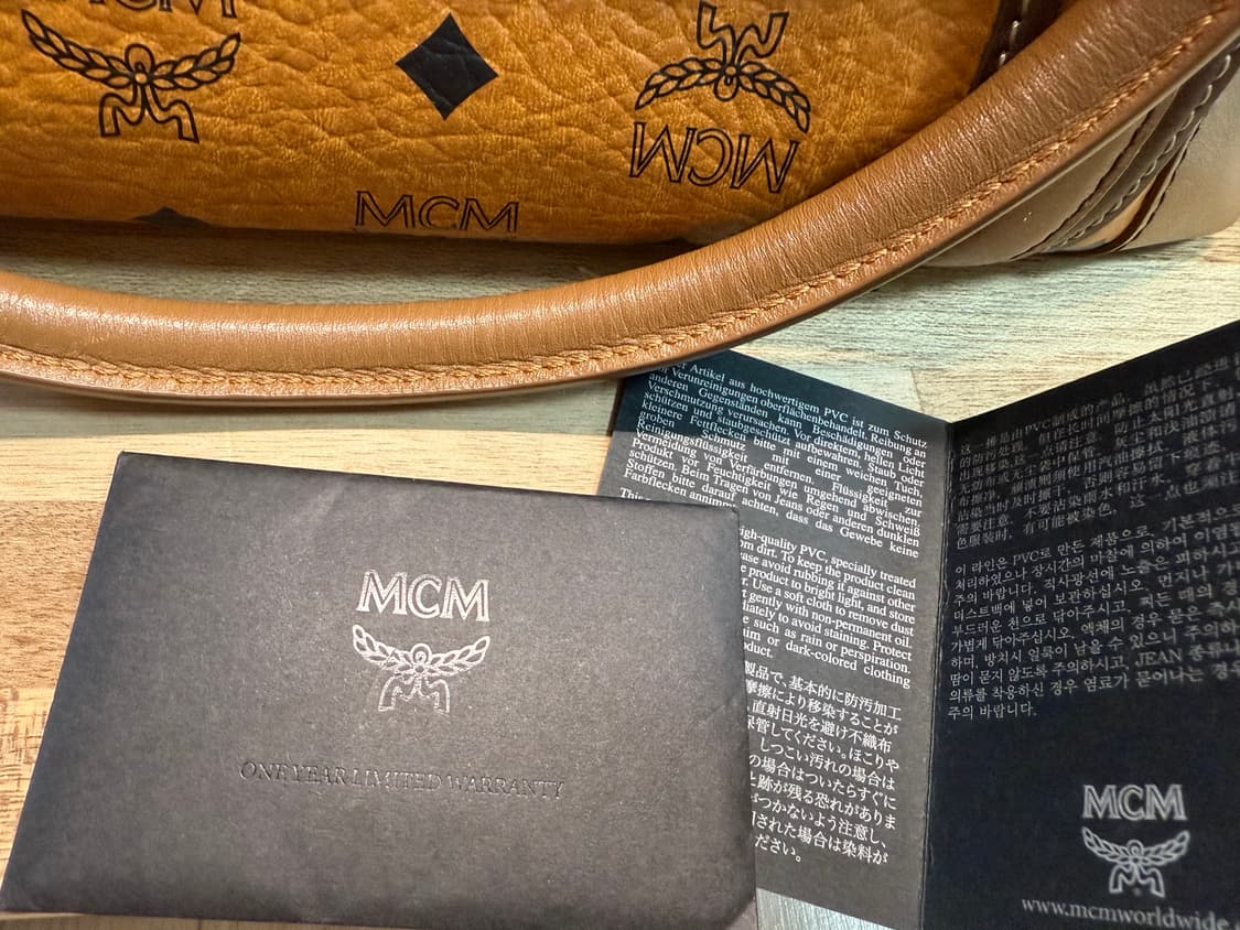 정품)MCM 토드백 상품이미지7