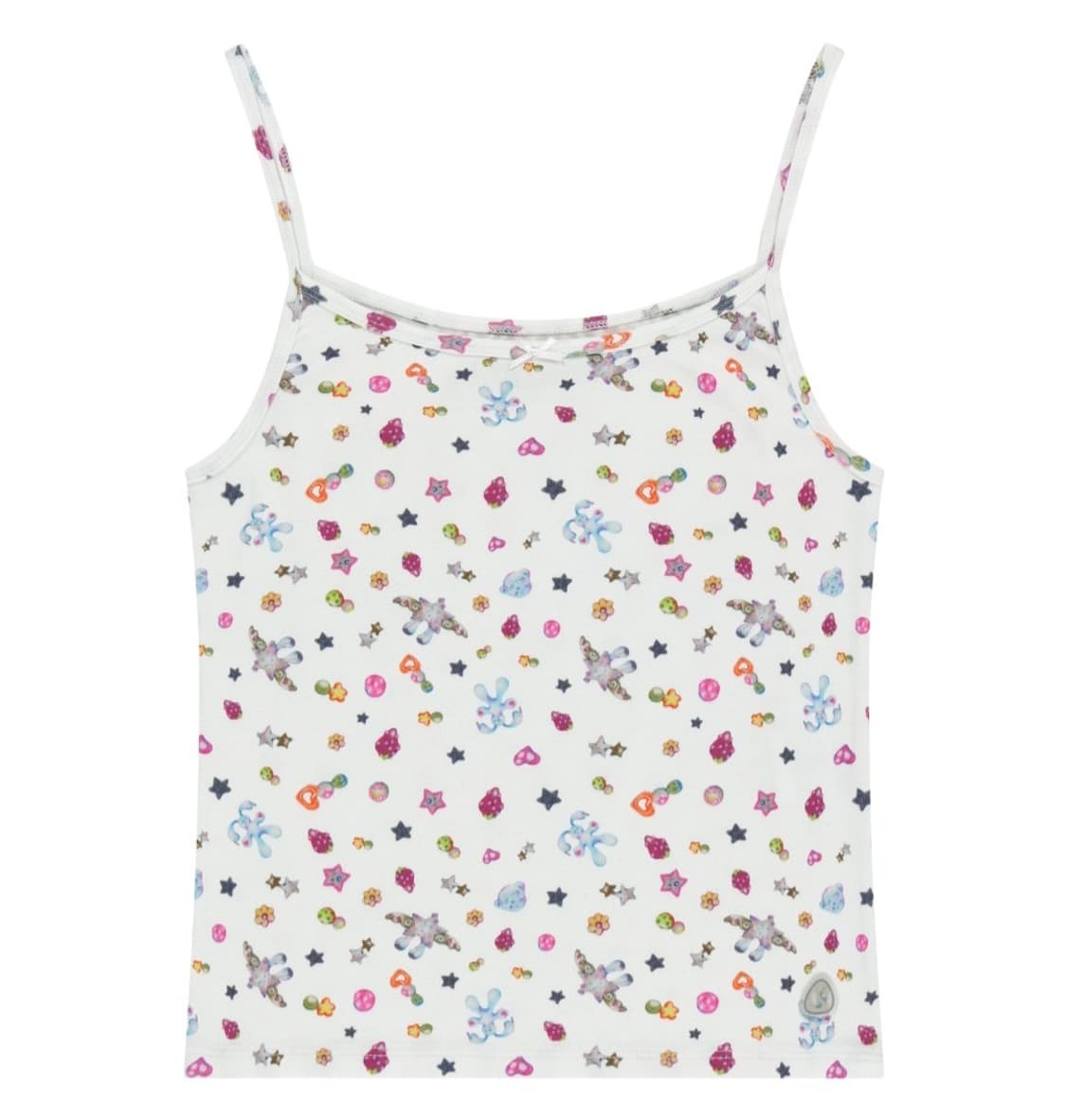 코이세이오 EMA TINY FRIENDS SLEEVELESS WHITE 상품이미지1