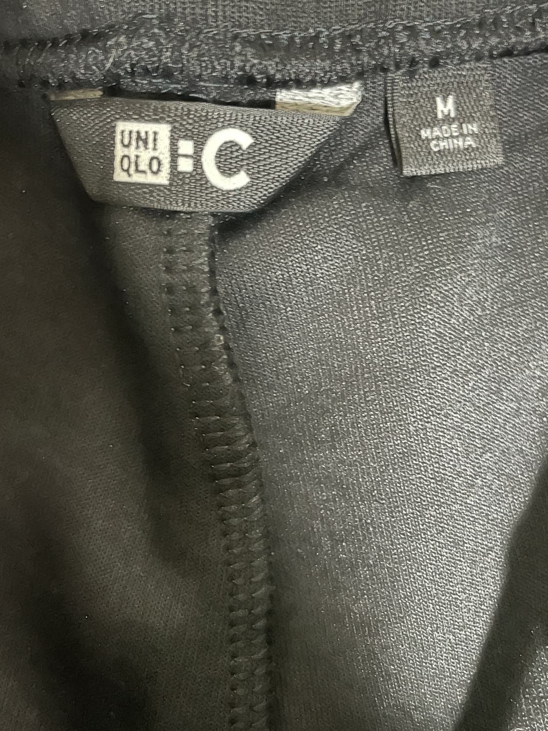 유니클로 C 와이드 스웻팬츠 블랙 M 상품이미지2