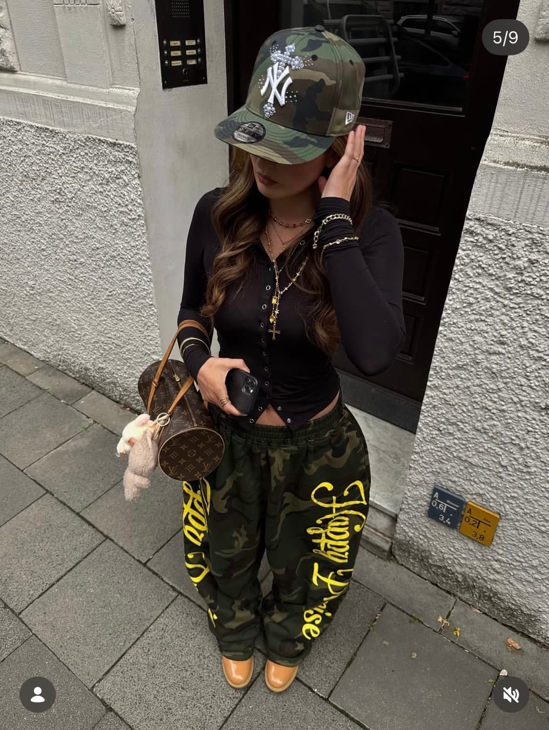 IHP (im happy promise) 카모 레터링 스웻 [ M ] 상품이미지7