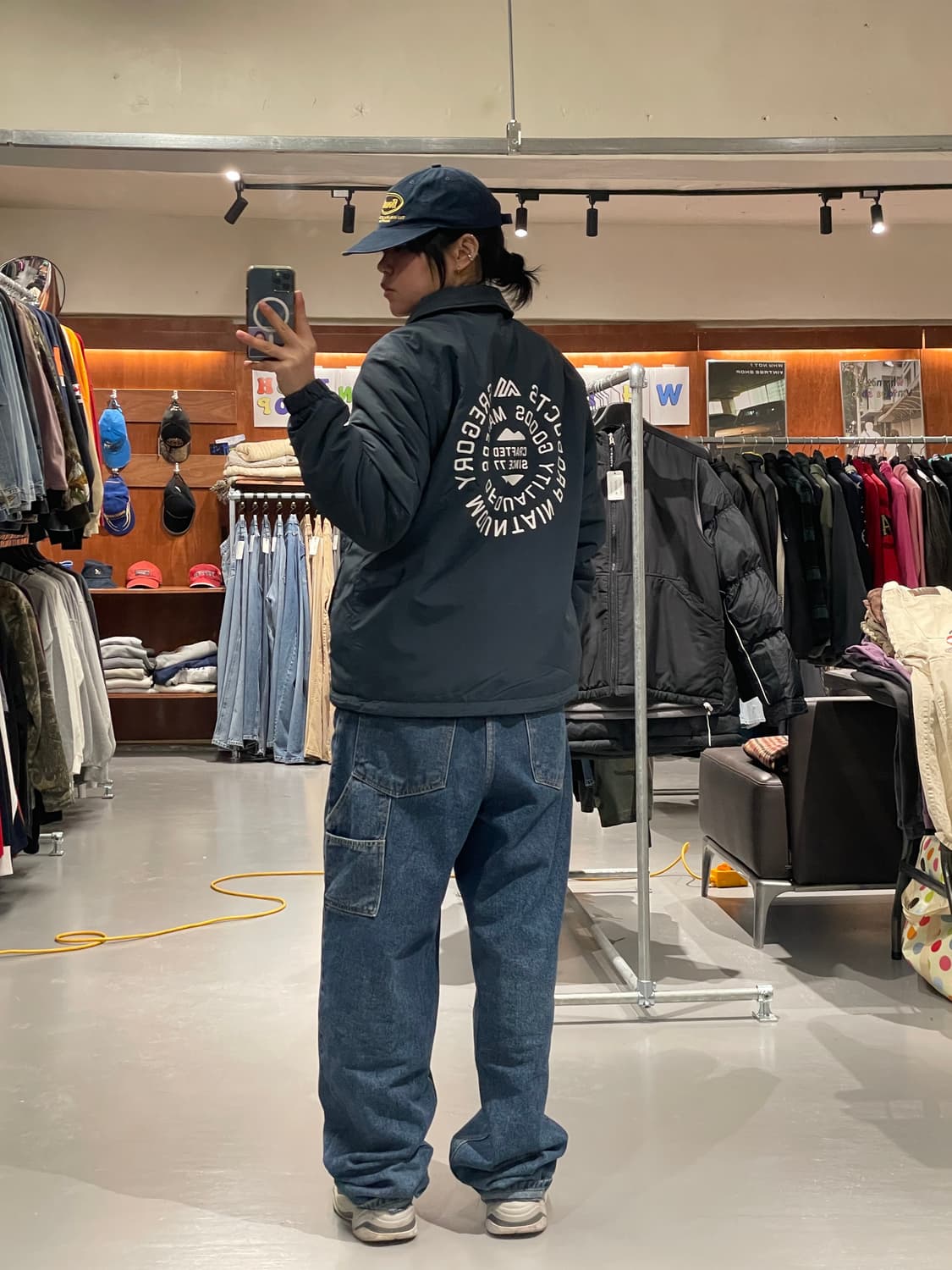 그레고리 양면 쉐르파 코치 자켓 상품이미지3