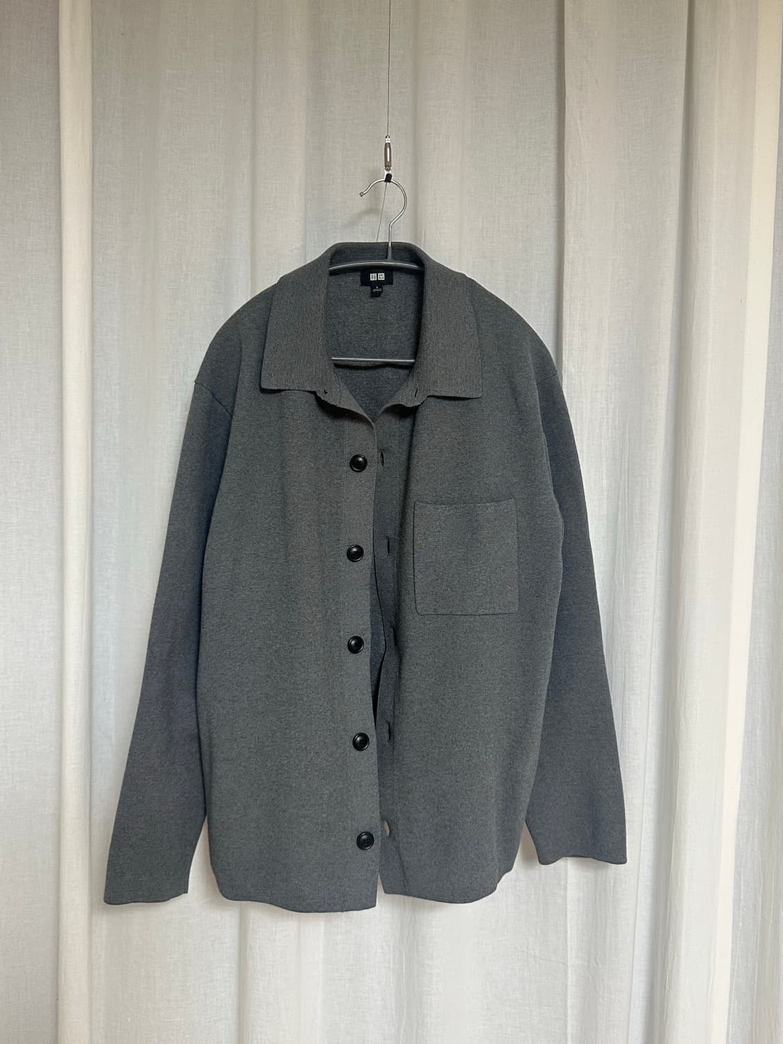 Uniqlo 카라 가디건 (L) 상품이미지1
