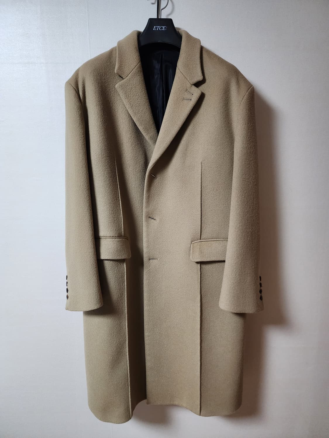 Stu 오버핏 핀턱코트 L 상품이미지1