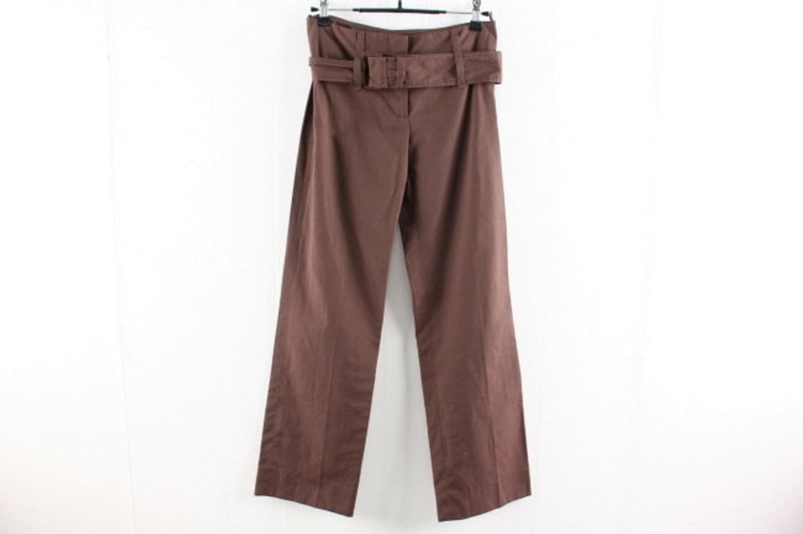 PRADA 브라운 벨트디테일 슬랙스 상품이미지2