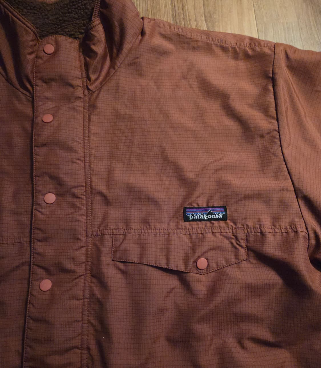 (L)파타고니아 글리세이드 브라운 리버시블 신칠라 상품이미지5