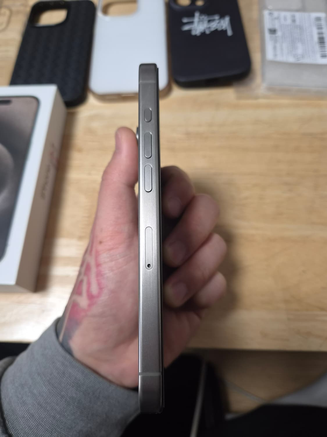 아이폰15프로 티타늄. 128 상품이미지4