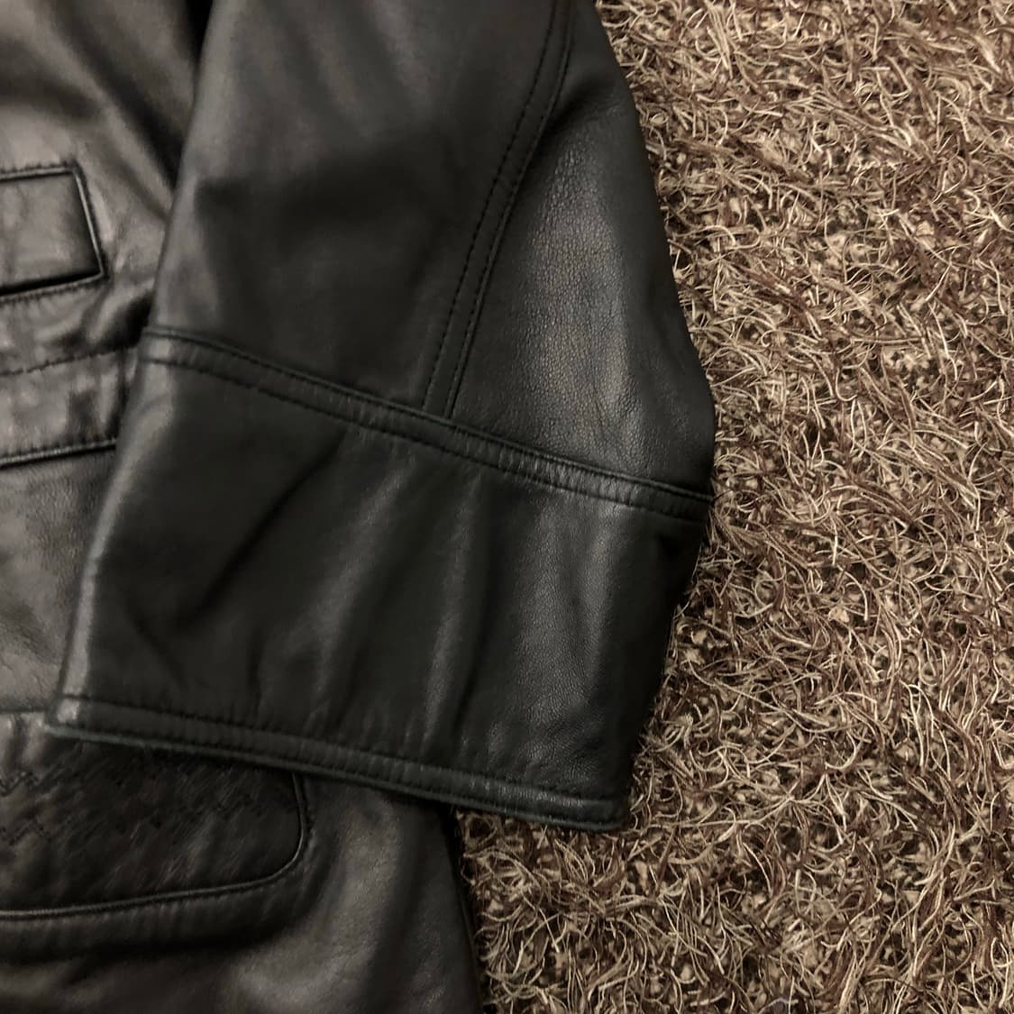 타운젠트 빈티지 양가죽 레더 코트 가죽 자켓 상품이미지4