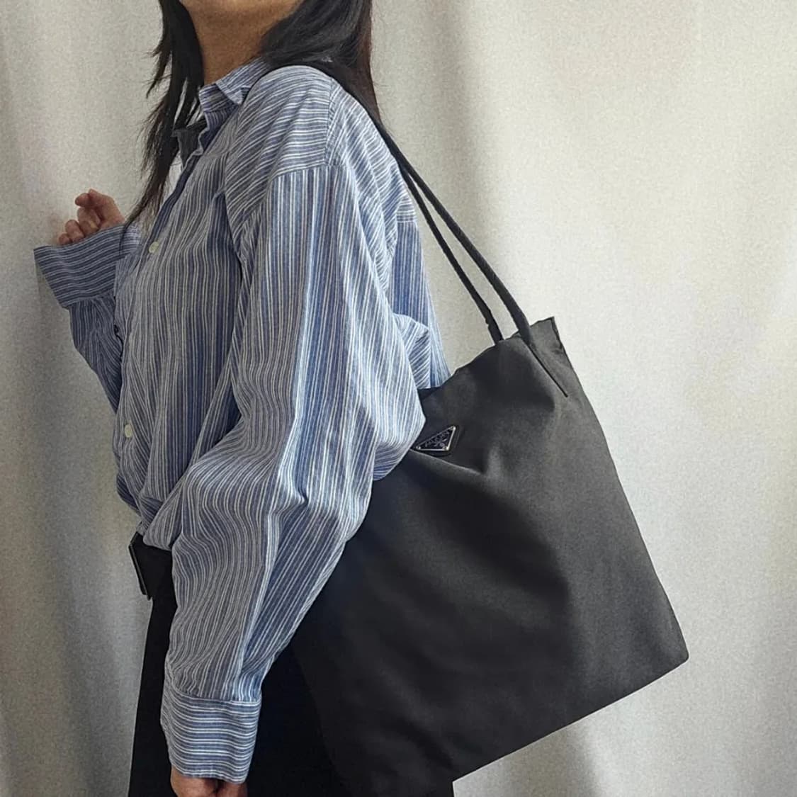 [정품 PRADA] 프라다 포코노 나일론 숄더백 쇼퍼백 상품이미지9
