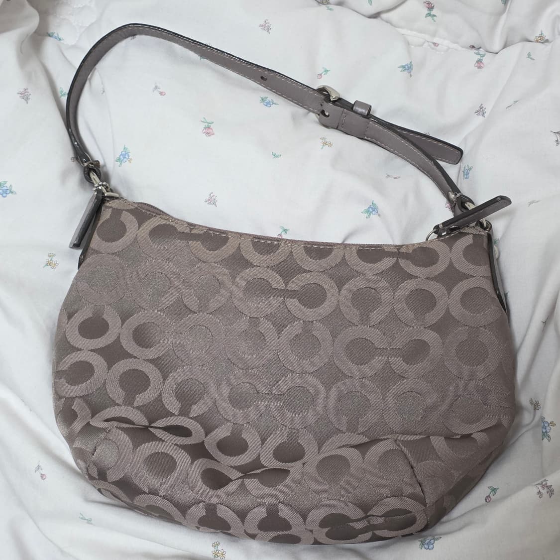 COACH 빈티지)시그니처 희귀초코라떼갸루st y2k 미니숄더백 상품이미지2