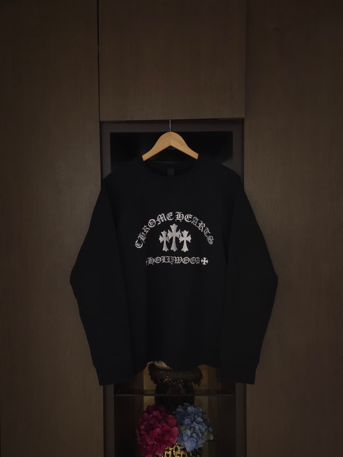 [M] 크롬하츠 세메터리 헐리우드 맨투맨 블랙 상품이미지2