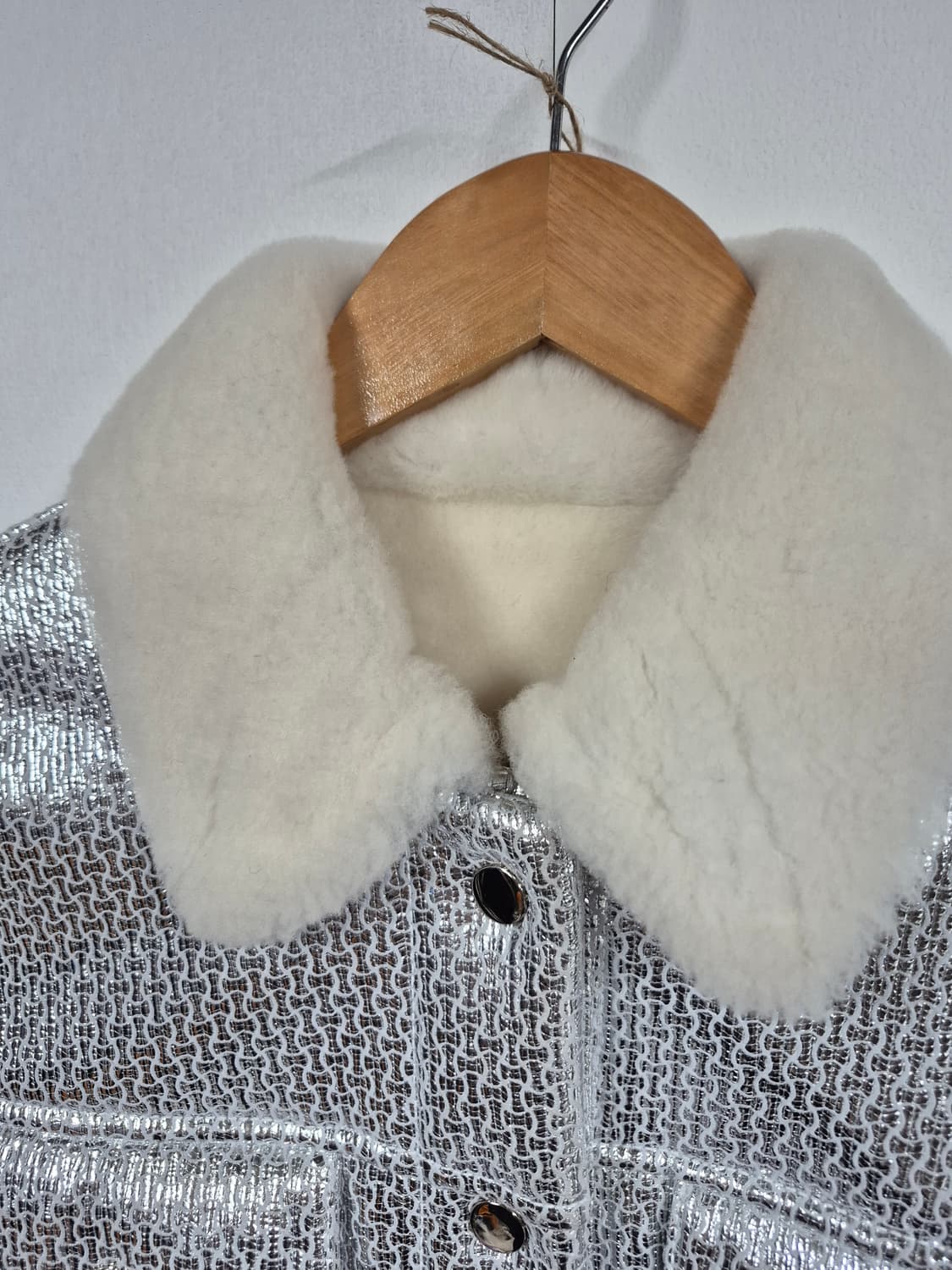 ~ 66까지 루비나부띠끄 양털 암가죽 패딩 상품이미지4