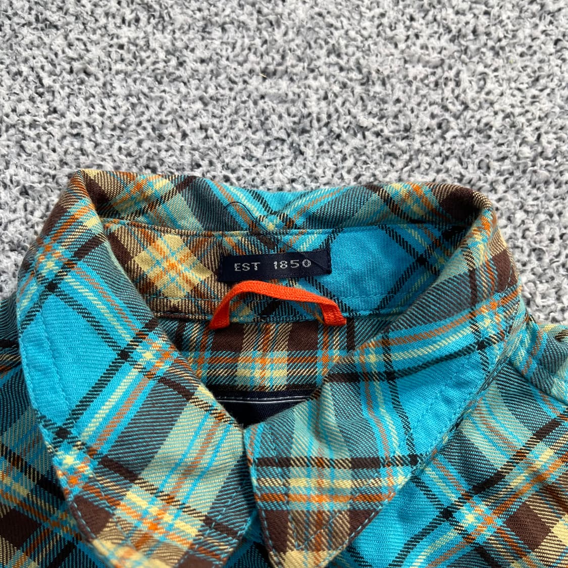 90 빈티지 여성 체크 반팔 셔츠 0403M 상품이미지2