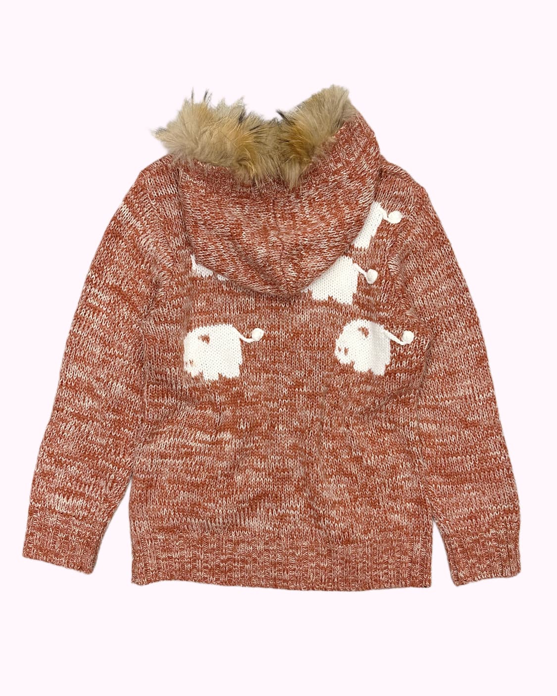 DRUG STORE'S sheep fur hood cardigan 상품이미지4