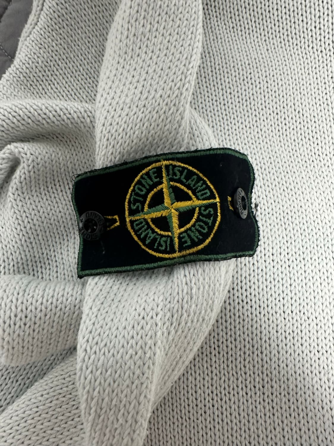 80s stone island 스톤아일랜드 브이넥니트 상품이미지4