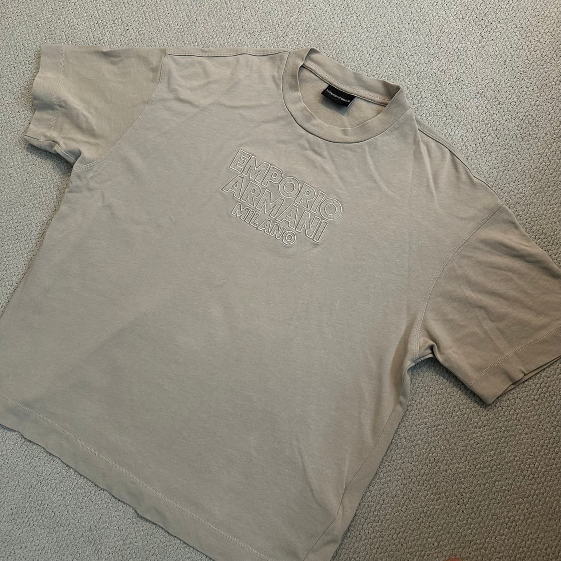 아르마니 EMPORIO ARMANI 로고 티셔츠 상품이미지2
