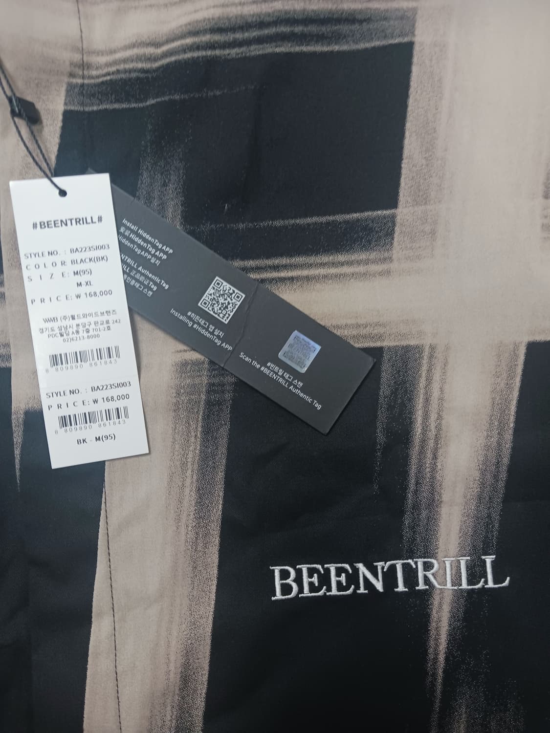 새제품 [XL] 빈트릴 골프 스타 해쉬태그 오버핏 셔츠 상품이미지5