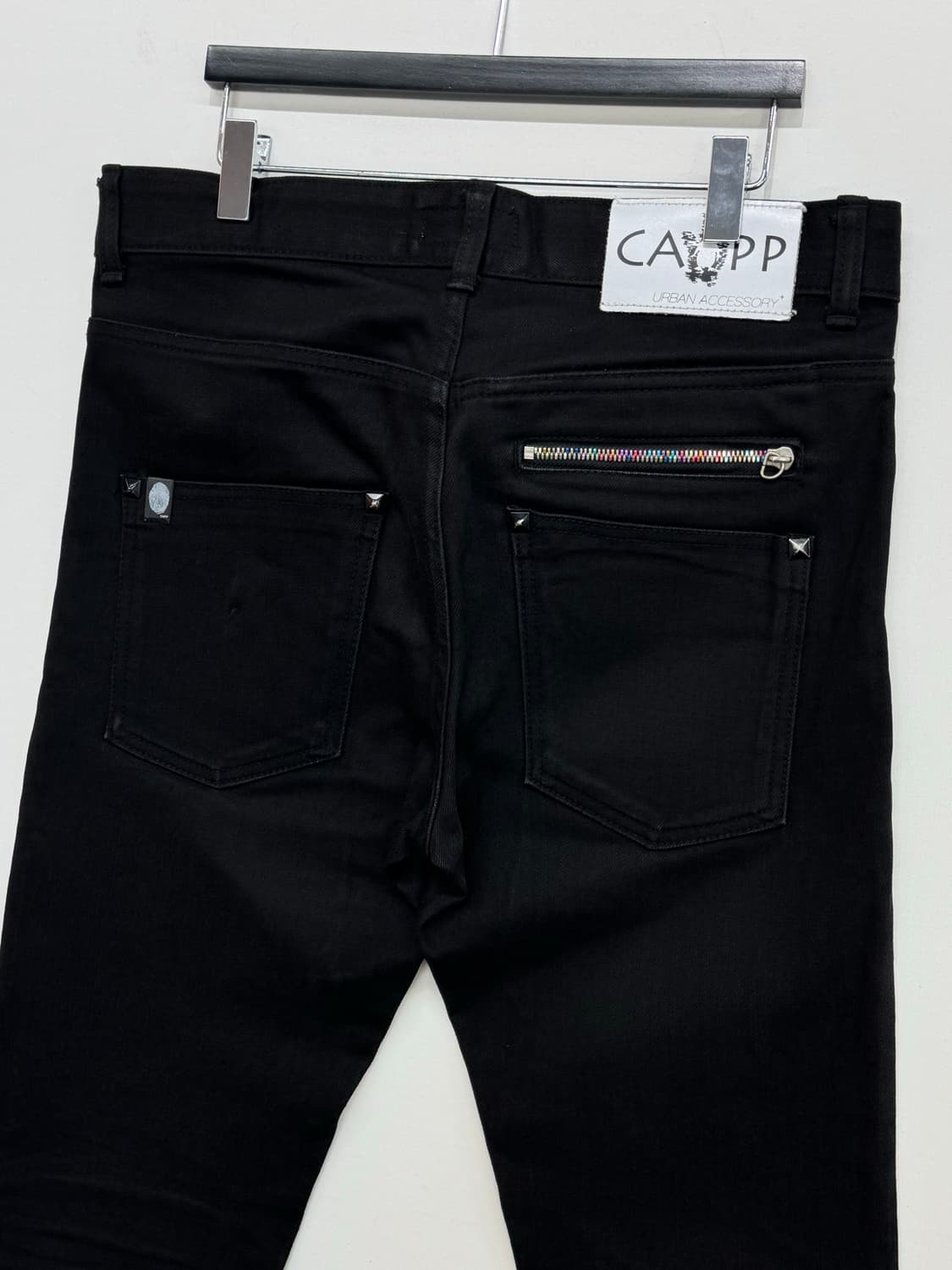 JIPSY CAPP 집시 코튼 팬츠 블랙 상품이미지4