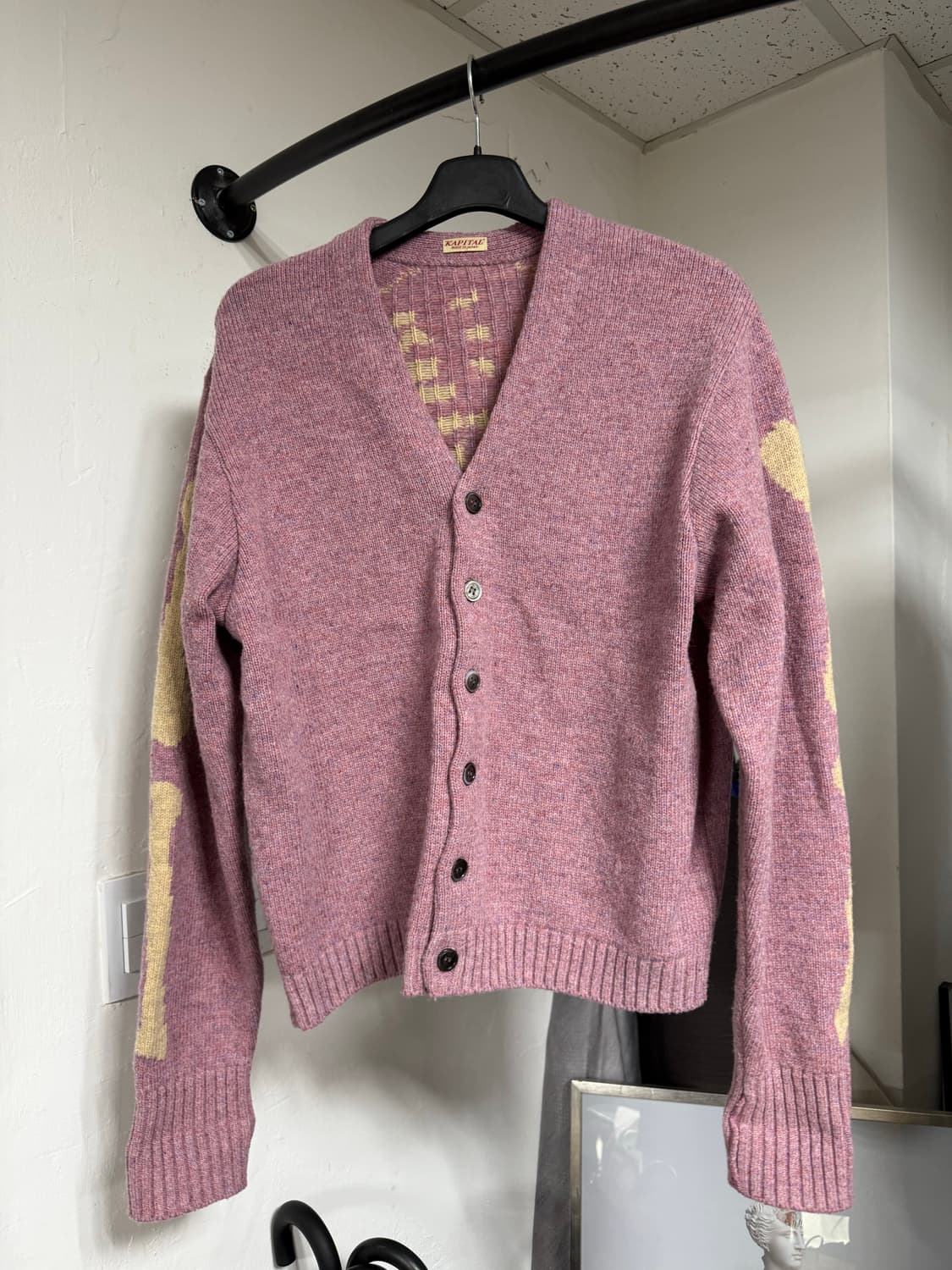 Kapital 울 본 쇼츠 가디건 3사이즈 라이트 퍼플 상품이미지2