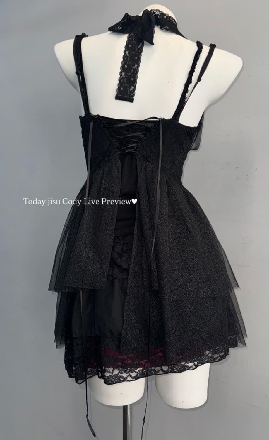 빈티지 갸루 고스 펑크 코디 세트 (4ps 구성) 큐빈티지 와이즈걸 케토 상품이미지2