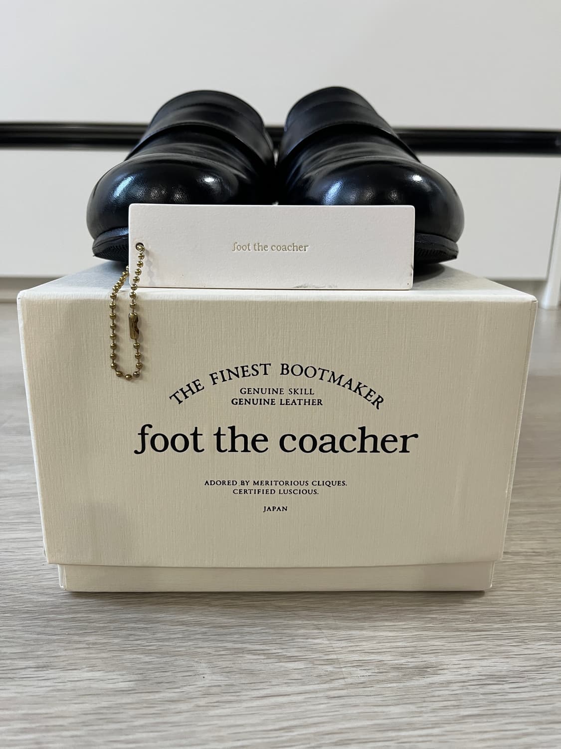 풋더코쳐 foot the coacher  프렌치 로퍼 블랙 9 (270) 상품이미지8
