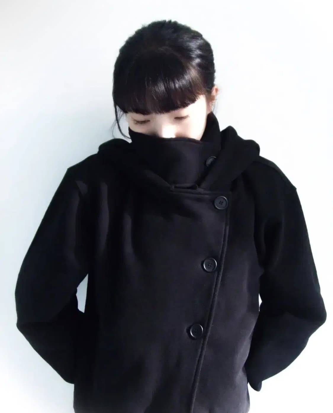 (구해요) oshigh 오스하이 하이넥 후드집업 상품이미지1