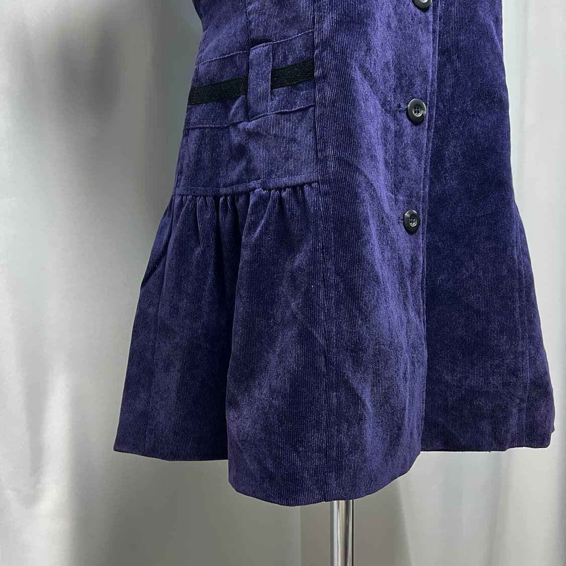 corduroy purple one-piece 상품이미지3
