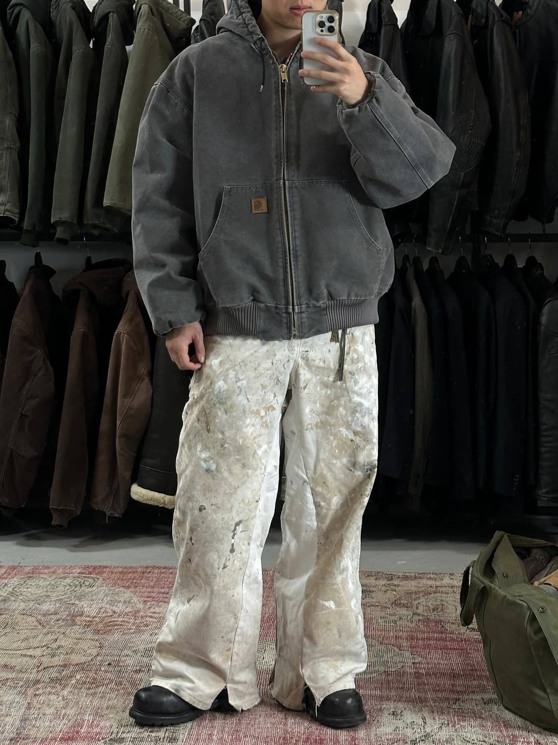 OG 칼하트 J130 액티브 자켓 칼하트 GVL 그레이 상품이미지2