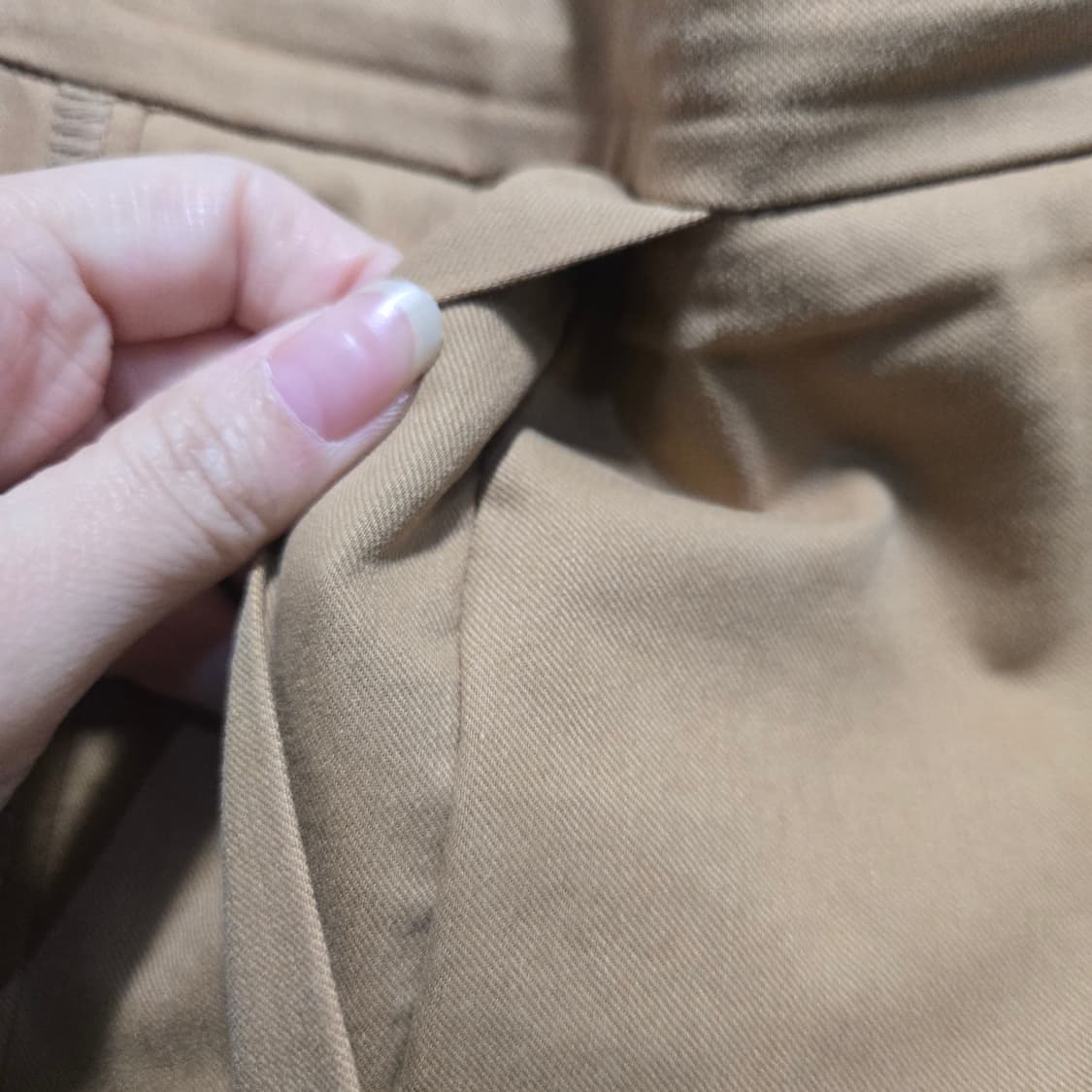 시스템 베이지 롱 스커트  상품이미지5