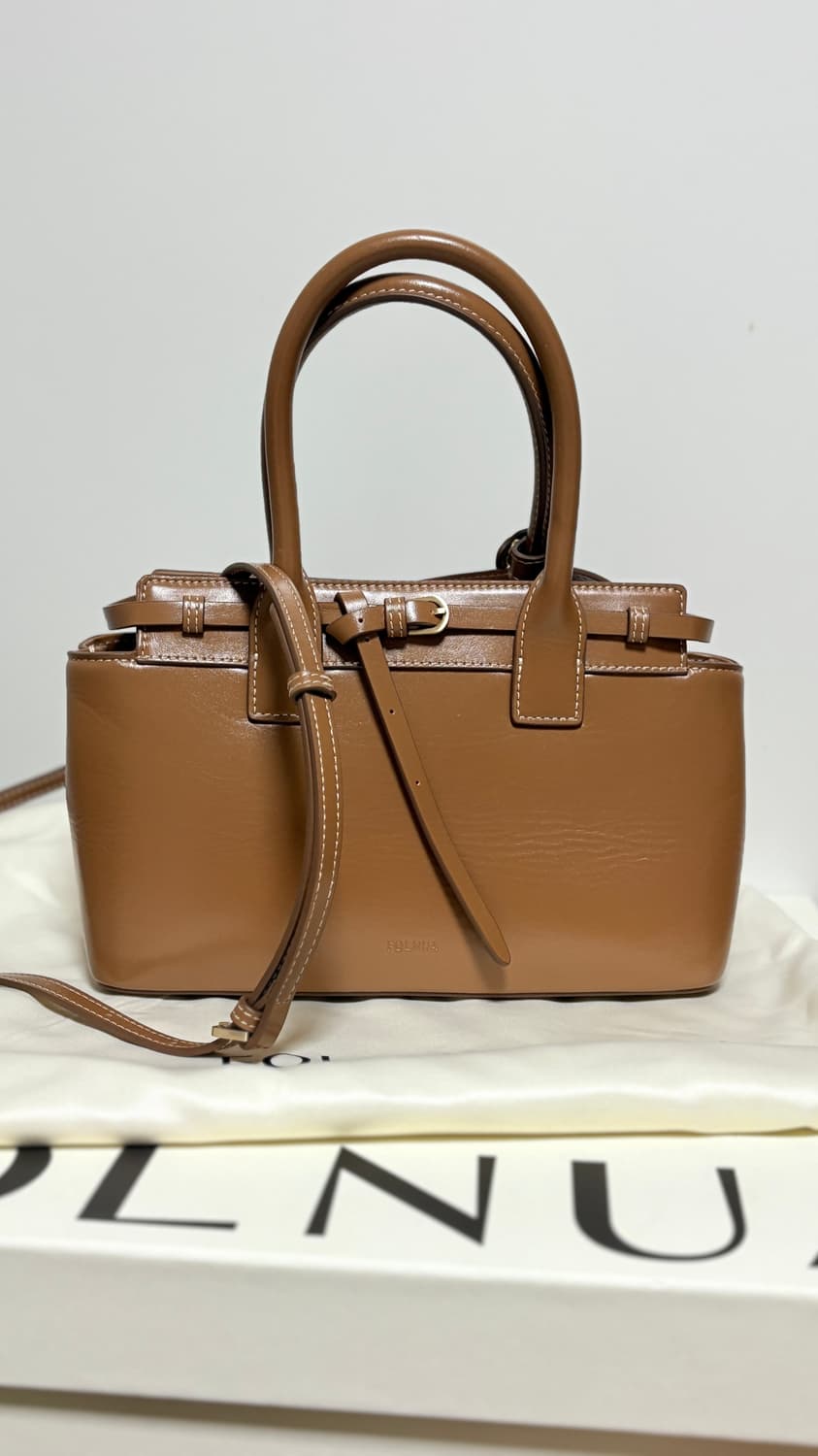 폴뉴아 MINI ANNEAU BAG carmel stitch 상품이미지1