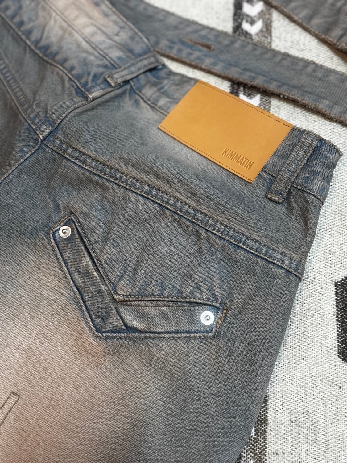 킴마틴(KIMMATIN) 마뗑킴 하이엔드 데님 팬츠 상품이미지6