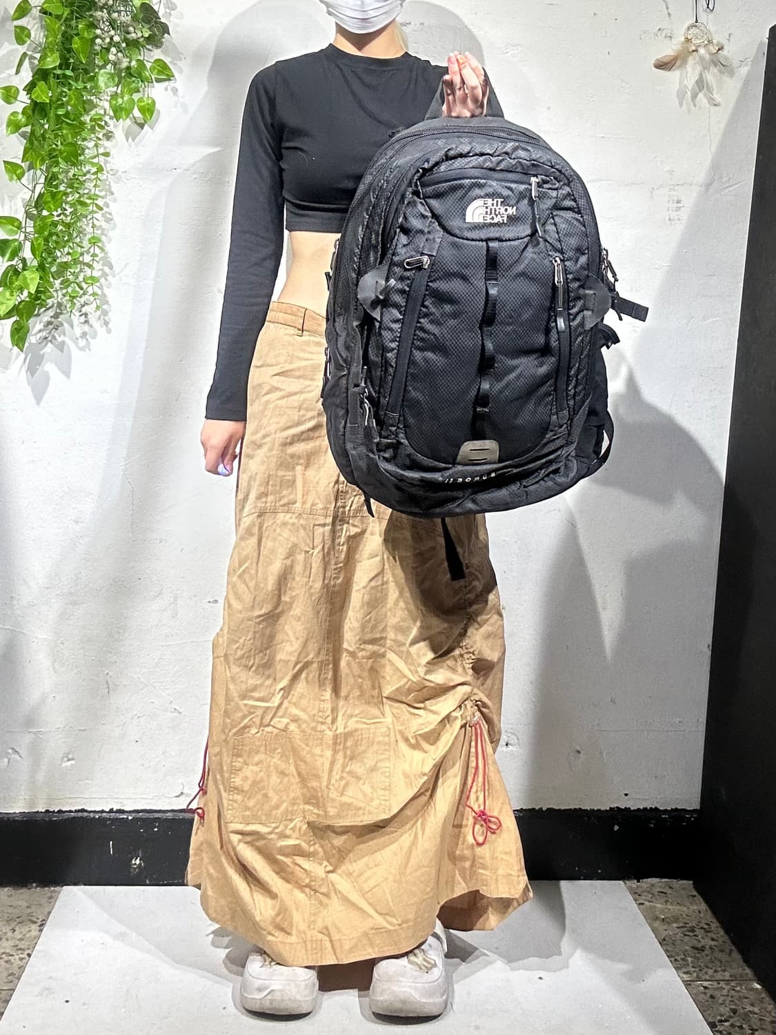 노스페이스 블랙 단종 모델 써지2 백팩 고프코어 가방  상품이미지2