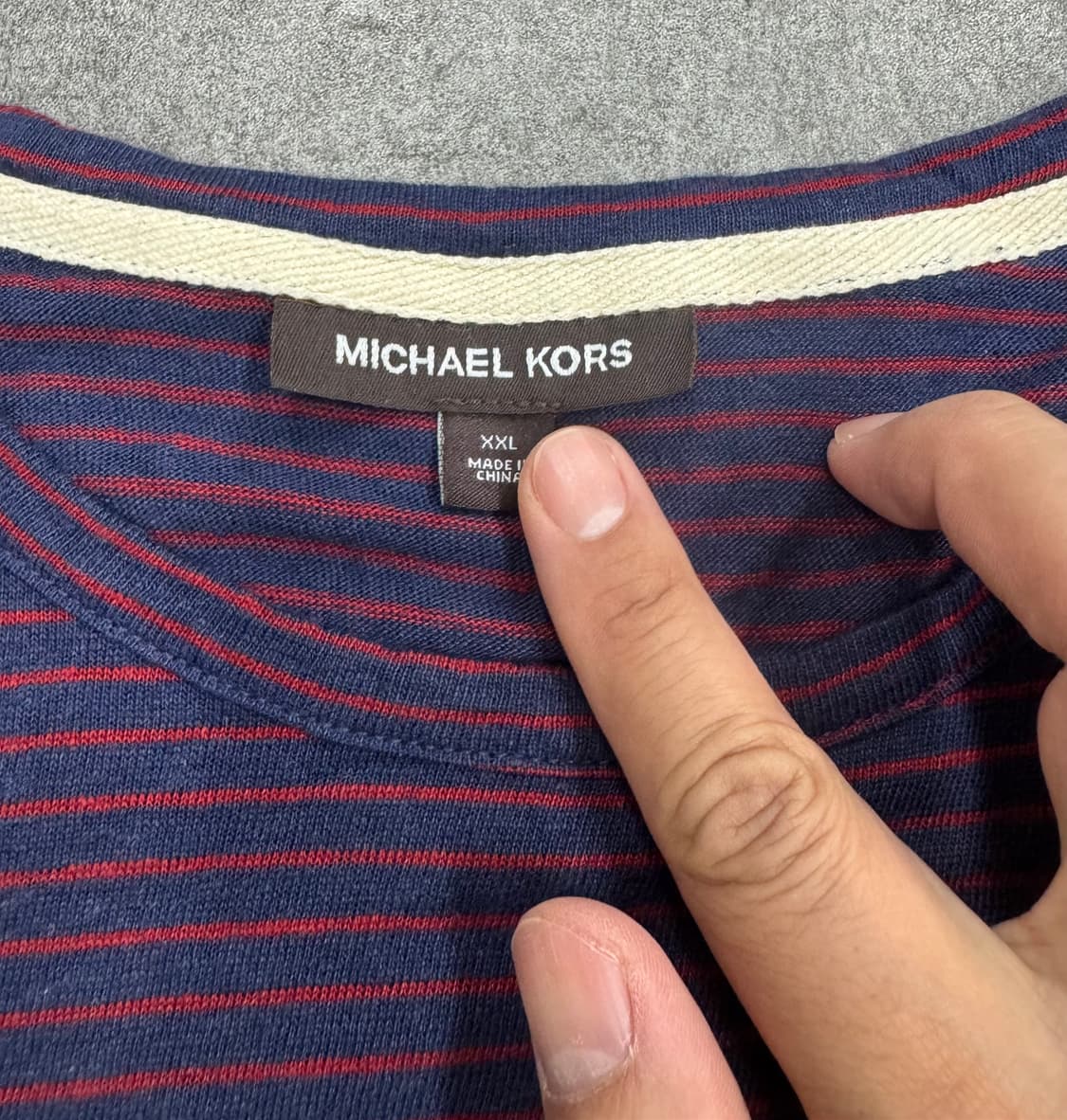 Michael Kors 100% 린넨 티셔츠 xxl 상품이미지3