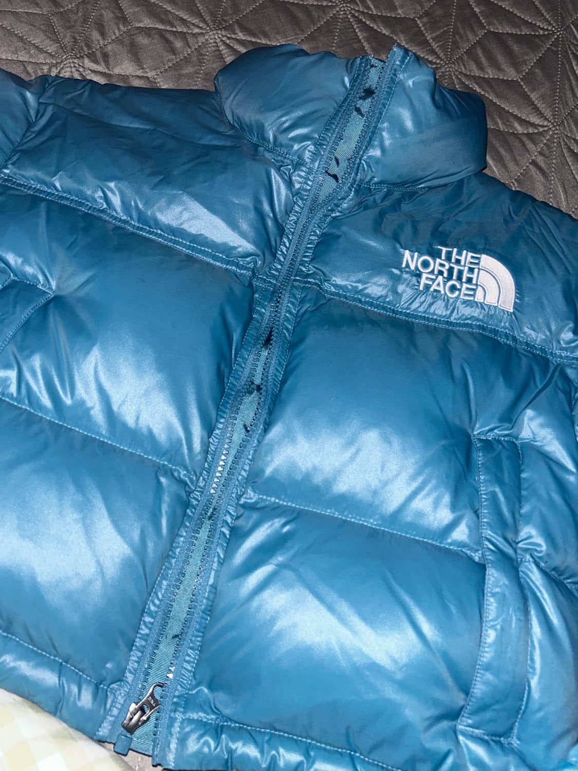 (W) 노스페이스 눕시 숏 자켓 스톰 블루 상품이미지1