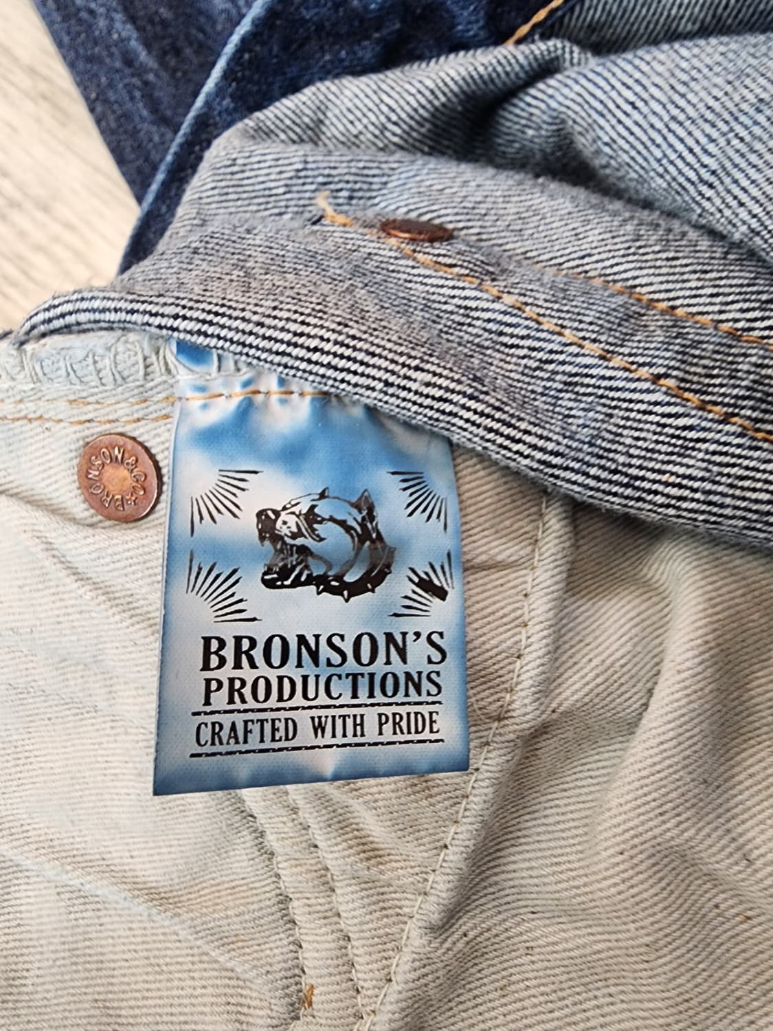 BRONSON 브론슨 셀비지 데님 팬츠 (32~33)사이즈 생지 청바지 상품이미지8